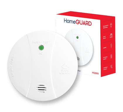 Homeguard 240V Smoke alarm with 9v backup battery