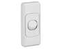 Clipsal 2000 Series Single Gang Flush Light Switch 10Amp Vertical Architrave White - 2030-WE
