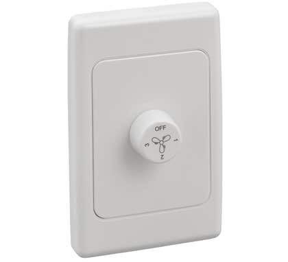 Clipsal 2031Vf3Csfwe Fan Control 75Va 250V 3Spd White