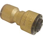 Bushpex Push-On No.1 Straight Coupling 20mm X Dn 20 Cu