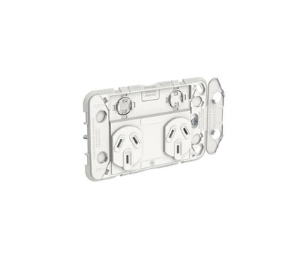 Clipsal Iconic Series 2 Switched Sockets - 10 A - 3025G