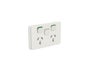 Clipsal Iconic Series Cover Frame - 3 Switches & 2 Sockets - 10 A - Horizontal - Warm Grey - 3025XC-WY
