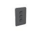 Clipsal Iconic Series Cover Frame - 3 Switches - Anthracite - 3043C-AN