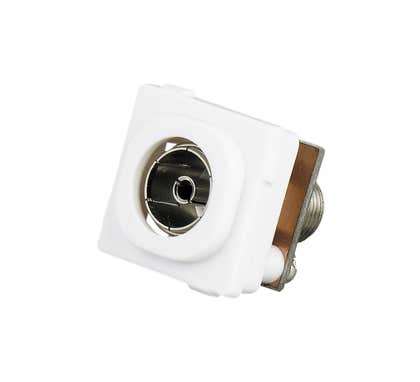 Clipsal 30 Series Mech Socket F-Pal Fem-Fem Straight White - 30FFPFMS-WE