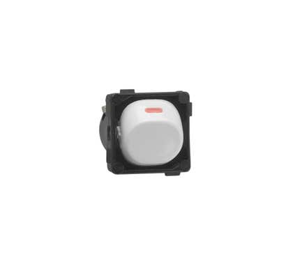 Clipsal - Mechanisms Switch Mech 1/2W 10A Red Dot - 30MRD-WE