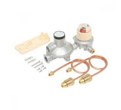 Bromic 400Mj-Hr Lpg Adjustable Regulator Dual Stage Auto Change Over - 6060545