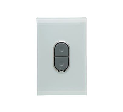 Clipsal Saturn Series Switch Cooker Double Pole 32A 4000 Series Including Saturn Horizontal Ocean Mist - 4061D32-OM