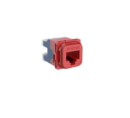 Clipsal 40RJ45SMA6-RD Clipsal Actassi Actassi Rj45 Cat6 Connector Unshielded 40 Mech - Pk X 1