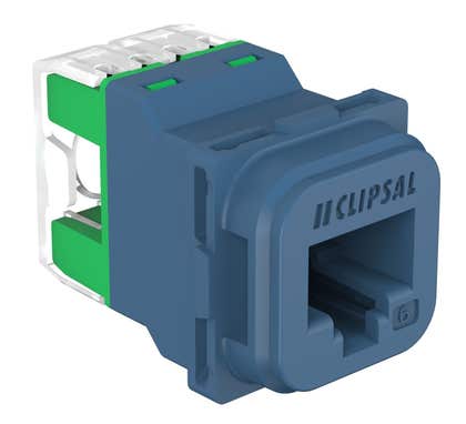 Rj45 Jack Cat6 Utp 40M Blue