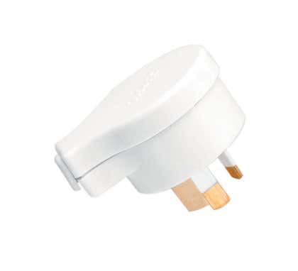 Clipsal Plug Top Side Entry 3P 15A 250V White - 418S15-WE