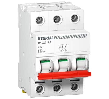 Clipsal Max 4 Max 4 Switch 3P 100A - 4MSW3100