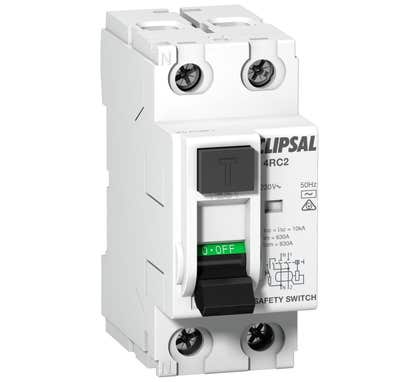 Clipsal Max 4 Rcd 2Mod 2P 63A 30Ma 10Ka - 4RC263/30