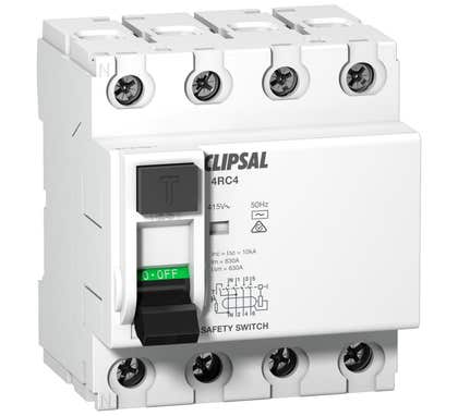 Clipsal Max 4 Rcd 4Mod 4P 63A 30Ma 6Ka - 4RC463/30