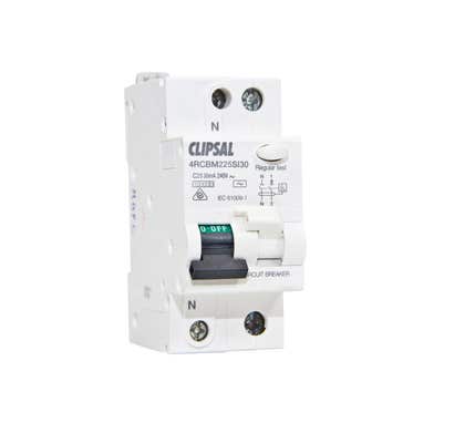 Clipsal Max 4 Rcbo C 25A 1Pn 30Ma 6Ka A Si Residual Cu - 4RCBM225SI30