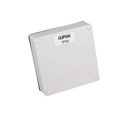 Clipsal 56 Series Lid Enclosure Pvc Ip66 1 Gang Grey - 56L1-GY