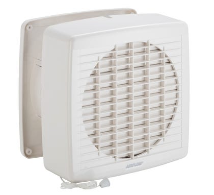 Clipsal MaxAir Fan Exh Wall 200Mm-P_Cord Louv 7108A