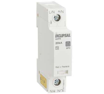 Clipsal Max 4 Resimax Surge Arrestor 1P Imax 20Ka - 920RM/1