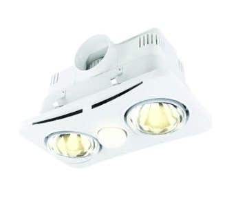 Brilliant Lighting 20351/05 Newton Series 3 In 1 Bathroom Combination