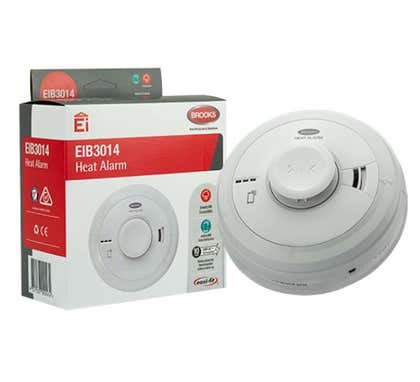 Heat 230-volt Alarm with 10-year lithium battery back-up EIB3014