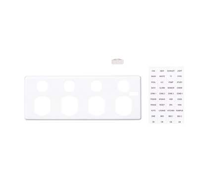 Clipsal Classic C2000 Series Cover -Sock-Sw-4G-D/P-Id - C2015D4IC-WE