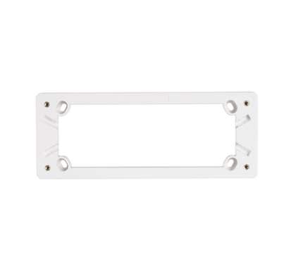 Clipsal Classic C2000 Series Mounting Block For 4 Gang Outlet White - C2015D4MB-WE