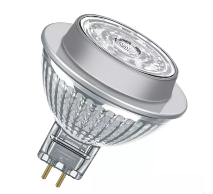 Ledvance, P MR16 50 36° 7.2 W/840 GU5.3, Low-voltage LED reflector lamp, Retrofit pin base, 7.2W, 12V, 621lm, 4000K, Cool White, OSRLEDMR16D7W84060D