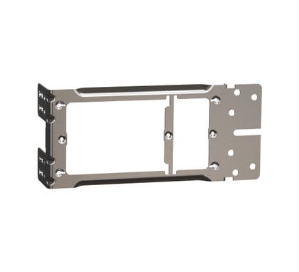 Clipsal 155U4 Bracket, Clipsal - Mounting Accessories, 84/120 mm mounting centers, silver metallic