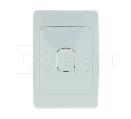 Clipsal 2000 Series Electric Range Cooker Switch Double Pole 32Amp White - 2031D32-WE