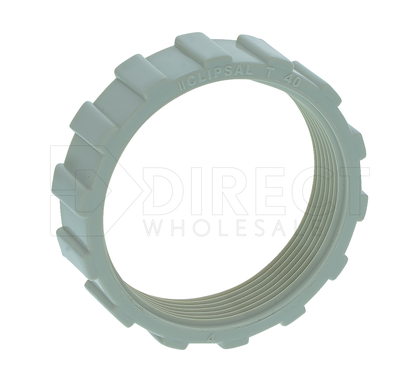 Clipsal Lock Ring Pvc 40Mm Grey - 260/40-GY