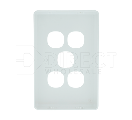 Clipsal Classic C2000 Series Cover 5Aperture - C2035C-WE