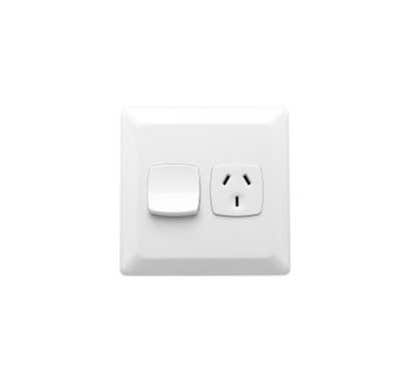 Clipsal Prestige Series P2000 Socket Swt Single 116X116 P2015/2-WE