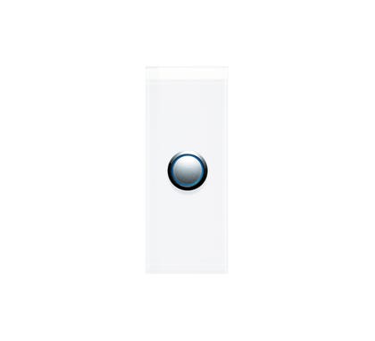 Clipsal Saturn Series Switch 1 Architrave Led 4000 Series Including Saturn Horizontal Pure White - 4061AL-PW