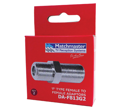 Adaptor F Type Female-F Type Female 2Pk