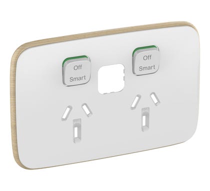 Skin Connected Socket Wiser Horizontal T