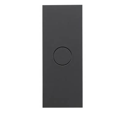 Clipsal Saturn Zen Architrave Switch 1 Gang LED Push Button 16AX/ 20 Amp Zen Black - Z4061AL-ZB