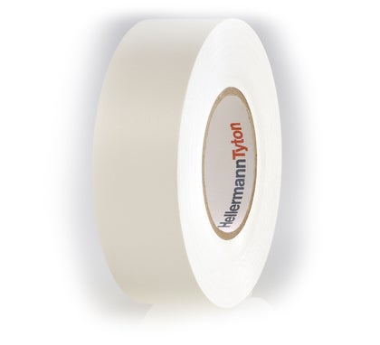 HellermannTyton Australia White Insulation Tape 19mm x 20M 10 pack