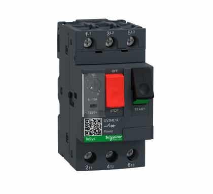 Clipsal TeSys GV2 Motor Circuit Breaker Tesys Gv2 3P 6-10 A Thermal Magnetic Screw Clamp Terminals - GV2ME14