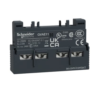 Schneider Electric GVAE11 Energy sensor TeSys AUXILIARY N/O N/C TOP