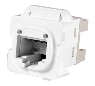 Kimberley 760238472 Cat 6 Utp Rj45 Sl Jack T568a/b White 10pk