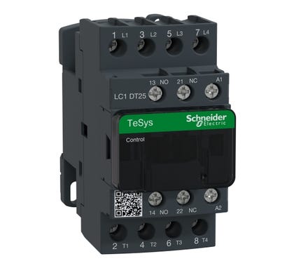 Clipsal TeSys D Tesys D Contactor - 4P(4 No) - Ac-1 - <= 440 V 25 A - 240 V Ac 50/60 Hz Coil - LC1DT25U7