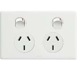 Legrand ED777WE Excel Life Dedicated Plate Series GPO