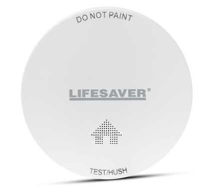 Lifesaver Low Profile, 10 year Battery powered smoke alarm