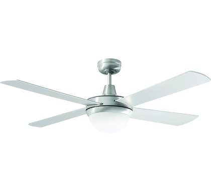 Lifesyle E27 Ceiling Fan Brushed Aluminium