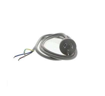 Flex & Plug 3 Pin 2 Metre 10 Amp Grey