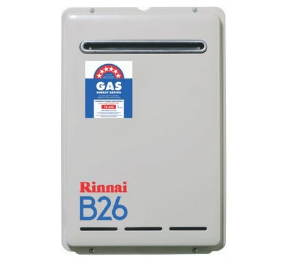 Rinnai B26 External 60 Deg Natural Gas 26 L/pm - B26N60A