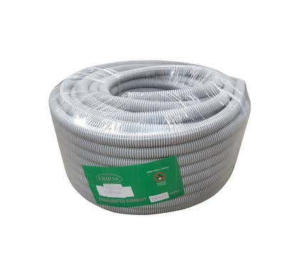 Corrugated Conduit Solar Grey 25Mm X 50M