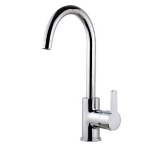 Brasshards Magnolia Goose Neck Sink Mixer