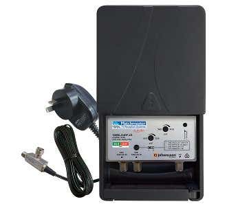 Matchmaster 10MM-J34BF-4GP Johansson Masthead Amplifier VHF/UHF 34dB with 4G/5G Filter with Power Supply