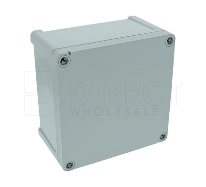 NHP NLP131308 Enclosure Terminal Box N-Line Plastic IP65 Grey H130xW130xD75mm