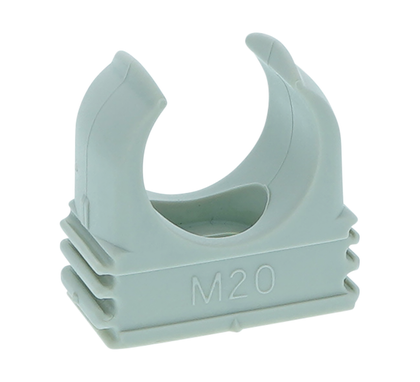 CONDUIT QUICK CLIP 20MM LIGHT GREY